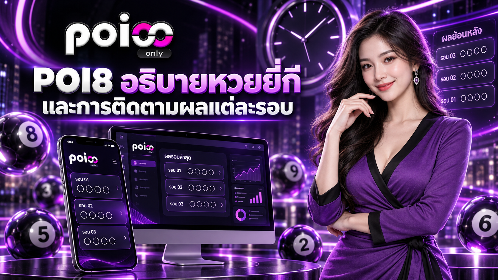 POI8 อธิบายหวยยี่กีและการติดตามผลแต่ละรอบ